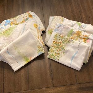 Vintage JCPenny Holly Hobby twin sheet set